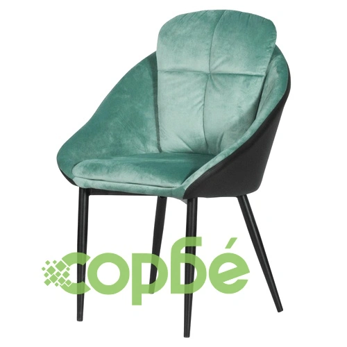 Трапезен стол VOLSK - синьо - зелен TJ ➤ топ цена ➤ sorbe.bg