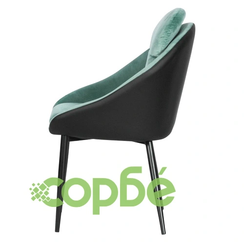 Трапезен стол VOLSK - синьо - зелен TJ ➤ топ цена ➤ sorbe.bg