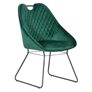 Трапезен стол GEDLING - тъмнозелен BF 2