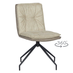 Елегантен Трапезен Стол RAMSEY, Шампанско