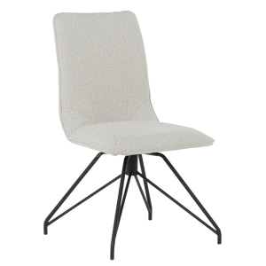 Бял трапезен стол ELMA 1