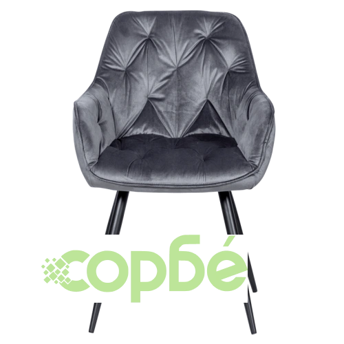 Трапезен Стол LATINA в Тъмносиво ➤ топ цена ➤ sorbe.bg