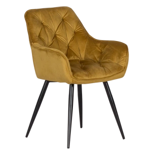 Жълт стол за трапезария LATINA