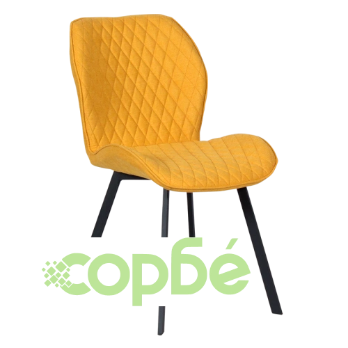 Стилен трапезен стол FANO в златно ➤ топ цена ➤ sorbe.bg
