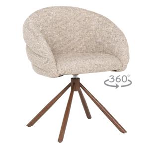 Кафяв стол за трапезария NAMKA 170 RS2
