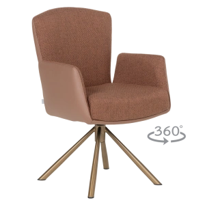 Оранжев стол за трапезария SINDI 4