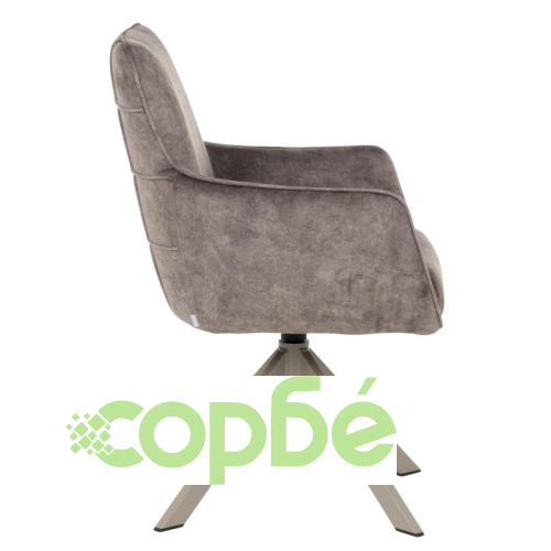 Стилен трапезен стол VALGA - тъмнобежов ➤ топ цена ➤ sorbe.bg