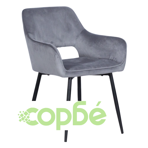 Стилен трапезен стол REDCAR P в светлосиво ➤ топ цена ➤ sorbe.bg