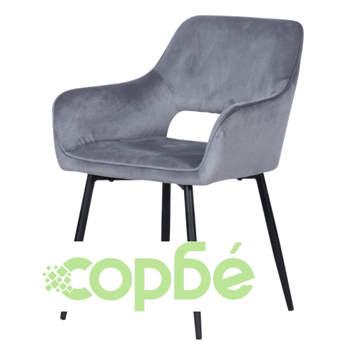 Стилен трапезен стол REDCAR P в светлосиво ➤ топ цена ➤ sorbe.bg