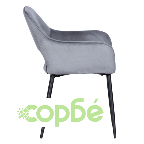 Стилен трапезен стол REDCAR P в светлосиво ➤ топ цена ➤ sorbe.bg