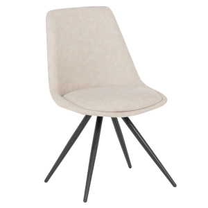 Трапезен стол CAMDEN - Дизайнерски стол в шампанско