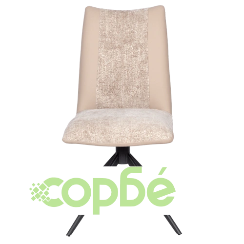 Луксозен трапезен стол TULSA в лате оттенък ➤ топ цена ➤ sorbe.bg