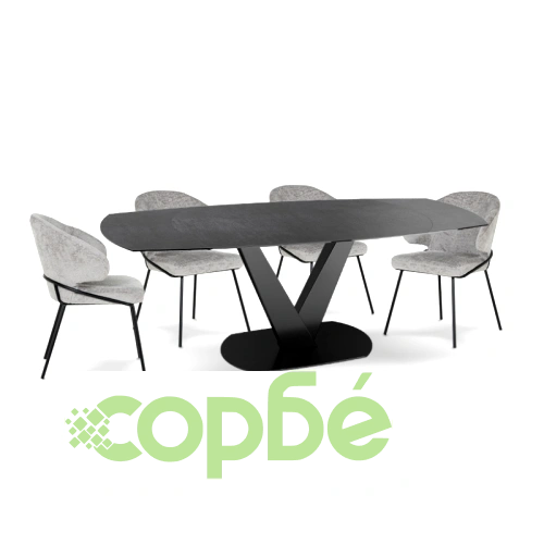 Стилен Трапезен стол RENO в бежово ➤ топ цена ➤ sorbe.bg