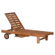 Шезлонг от тропическо дърво ALMA