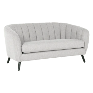 Светлосиво двуместно канапе GRETA