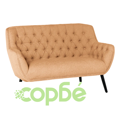 Оранжево двуместно канапе BERGEN ➤ топ цена ➤ sorbe.bg