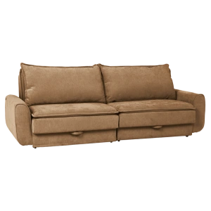 Баламба - Тройка разтегателен диван в охра