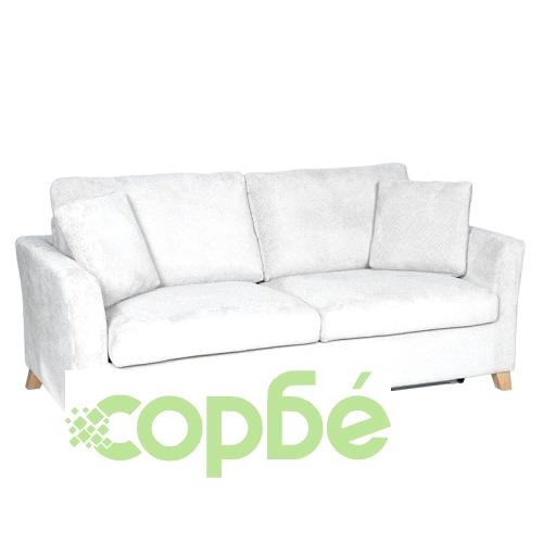 Светлосив разтегателен диван FIZI - тройка ➤ топ цена ➤ sorbe.bg