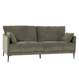 Тройка диван KAMINA в тъмнозелено M77