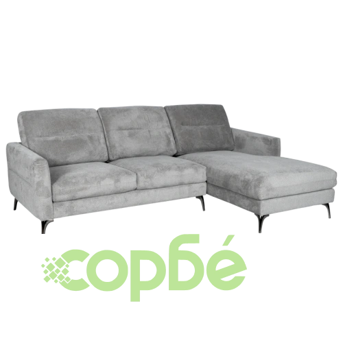 Сив Ъглов Диван INGA V11 ➤ топ цена ➤ sorbe.bg