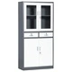 Метален шкаф Comfortino CR-1247 Е SAND - бял - графит