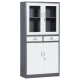 Комбиниран Метален Шкаф Comfortino CR-1247 - Бял и Графит