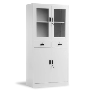 Сив Метален Офис Шкаф Comfortino CR 1247 JZ