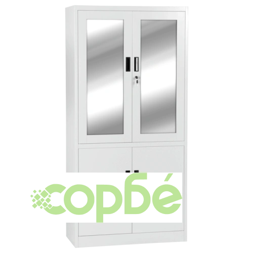 Comfortino CR-1272 LM - Метален шкаф с огледални врати ➤ топ цена ➤ sorbe.bg