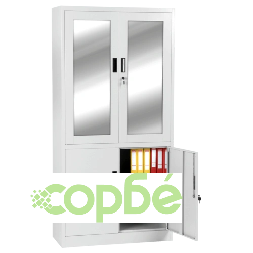 Comfortino CR-1272 LM - Метален шкаф с огледални врати ➤ топ цена ➤ sorbe.bg