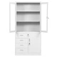 Метален шкаф Comfortino CR-1278 E - сив