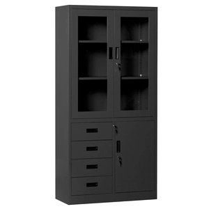 Метален шкаф Comfortino CR-1278 E SAND - черен