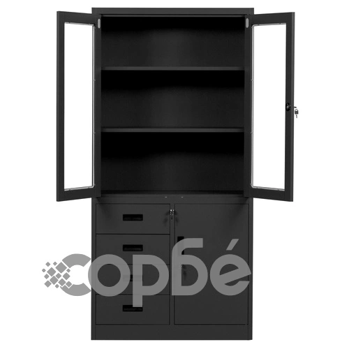 Метален шкаф Comfortino CR-1278 E SAND - черен на топ цена от sorbe.bg Метален шкаф Comfortino CR-1278 E SAND - черен ➤ топ цена ➤ sorbe.bg