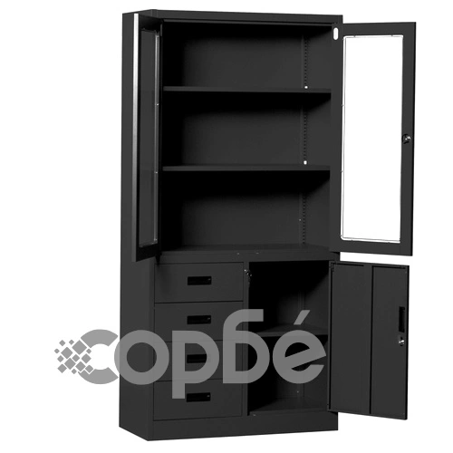 Метален шкаф Comfortino CR-1278 E SAND - черен на топ цена от sorbe.bg Метален шкаф Comfortino CR-1278 E SAND - черен ➤ топ цена ➤ sorbe.bg
