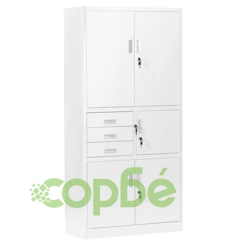 Метален шкаф Comfortino CR-1281 Е - сив ➤ топ цена ➤ sorbe.bg
