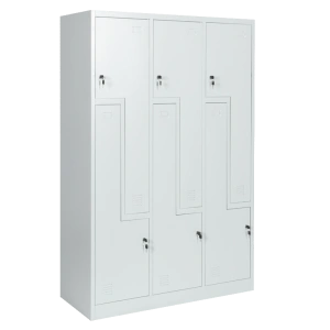 Шкаф за съхранение Comfortino CR-1294 J - метален, сив