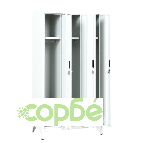 Сив Метален Гардероб Comfortino CR-1295 K ➤ топ цена ➤ sorbe.bg