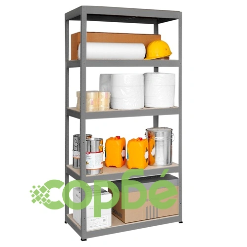 Метален стелаж STAR 180x90x45 см, до 350 кг на рафт - сив ➤ топ цена ➤ sorbe.bg