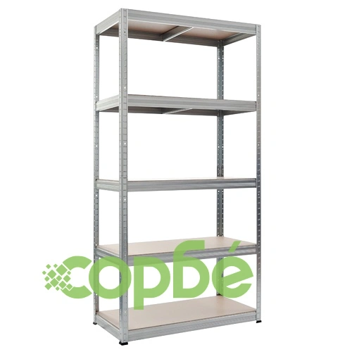 Метален стелаж STAR 180x90x45 см, до 350 на рафт - цинк ➤ топ цена ➤ sorbe.bg