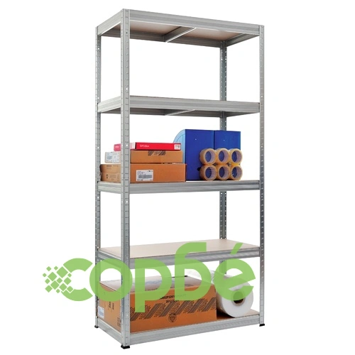 Метален стелаж STAR 180x90x45 см, до 350 на рафт - цинк ➤ топ цена ➤ sorbe.bg