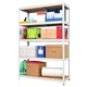 Метален стелаж STAR PLUS 180x120x45 см, до 250 кг на рафт - бял