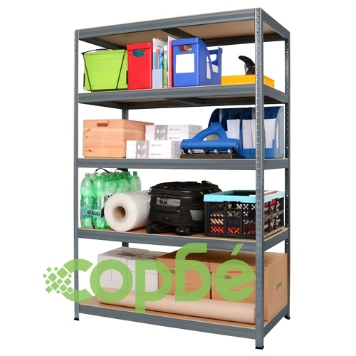 Метален стелаж STAR PLUS 180x120x60 см, до 250 кг на рафт - сив ➤ топ цена ➤ sorbe.bg