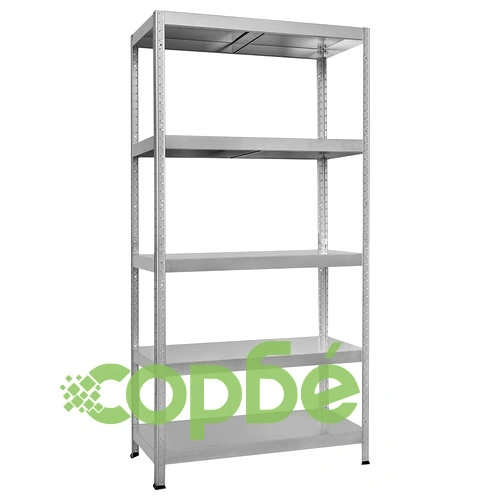 Метален стелаж HARD 180x60x40 см, до 90 кг на рафт - цинк ➤ топ цена ➤ sorbe.bg