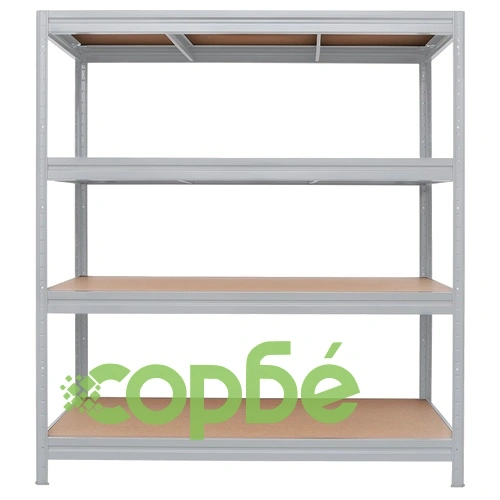 Метален стелаж MEGA 177x200x60 см, до 500 кг на рафт - цинк ➤ топ цена ➤ sorbe.bg