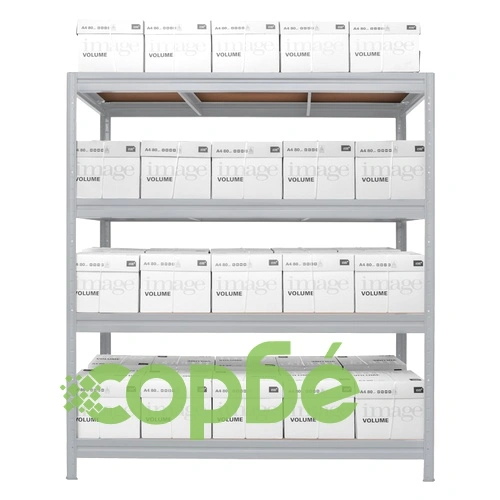 Метален стелаж MEGA 177x200x60 см, до 500 кг на рафт - цинк ➤ топ цена ➤ sorbe.bg