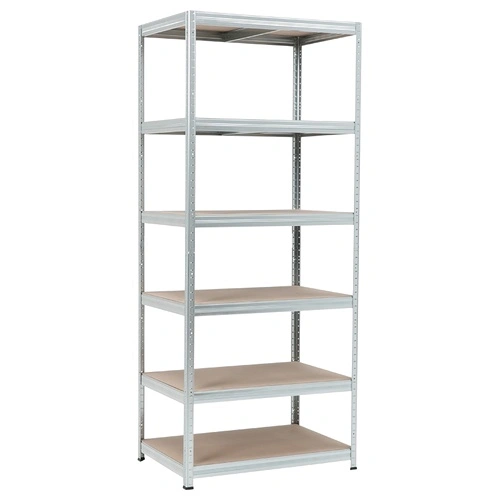 Метален стелаж STAR 213x90x60 см, до 250 кг на рафт - цинк ➤ топ цена ➤ sorbe.bg