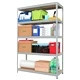 Метален стелаж STAR PL 213x120x45 см, до 250 кг на рафт - цинк 