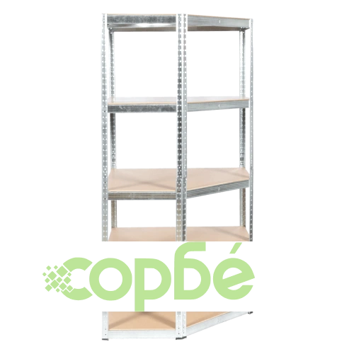 Метален ъглов стелаж Comfortino CR-1019 - 275 кг товароносимост ➤ топ цена ➤ sorbe.bg