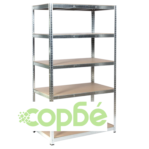 Стелаж от цинк Comfortino CR-1021 - 190х100х40см, 65кг товароносимост ➤ топ цена ➤ sorbe.bg
