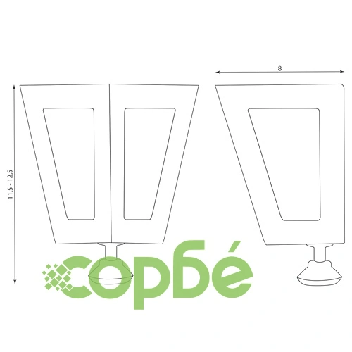 Комплект крака за метален шкаф ➤ топ цена ➤ sorbe.bg