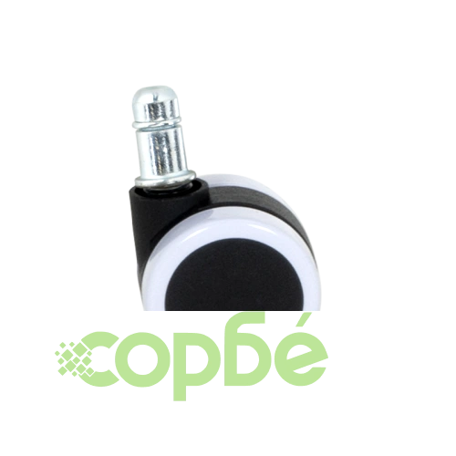 Комплект колелца за стол модел 1702-1710, 4 броя, бели ➤ топ цена ➤ sorbe.bg